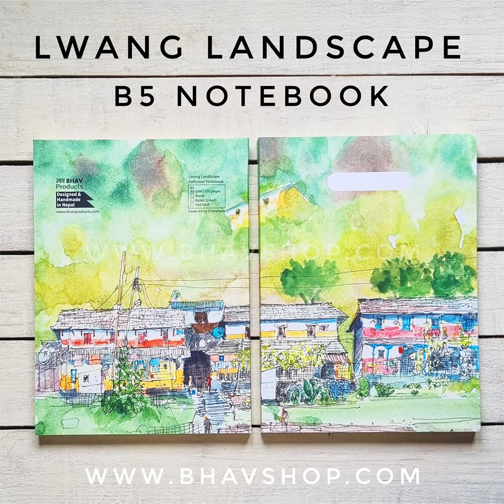 Lwang Landscape Softcover Notebook (Lined, Dot, Blank) 80 gsm - B5 ...