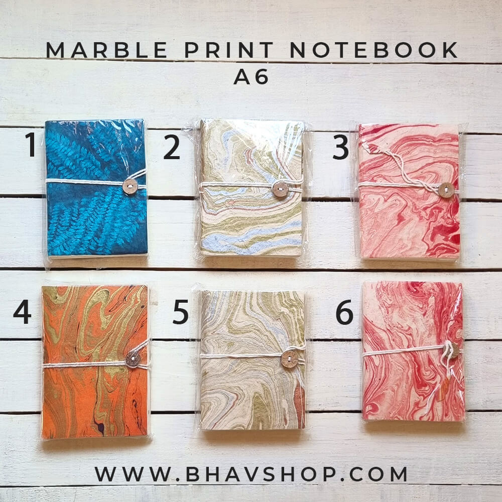 Lokta Softcover Notebook (Lokta Paper) - A6 – Bhav Shop