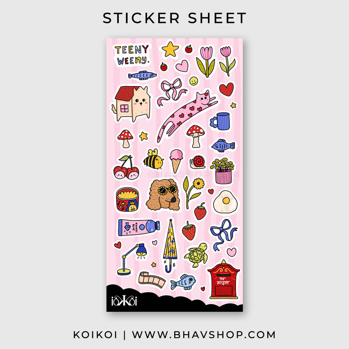 Teeny Weeny Sticker Sheet – Bhav Shop