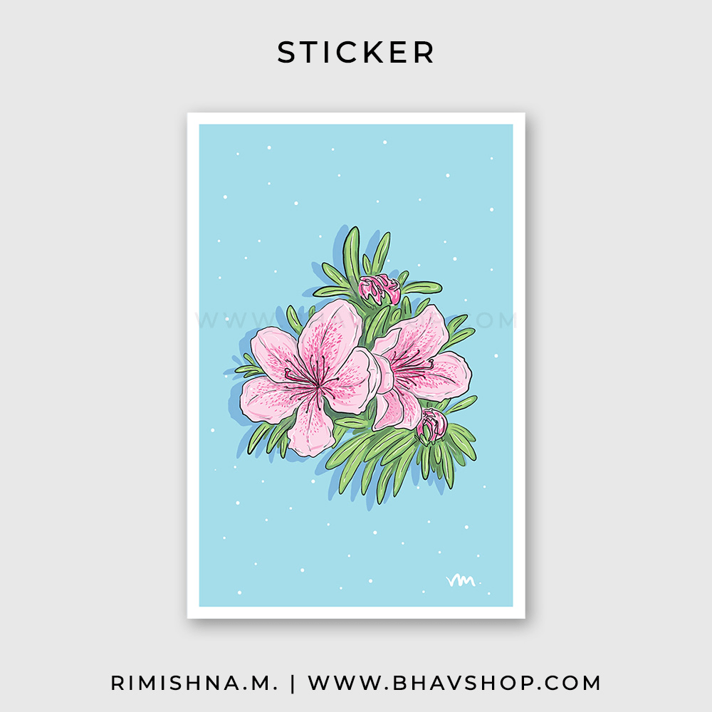 Azalea Sticker Azalea Sticker – Bhav Shop