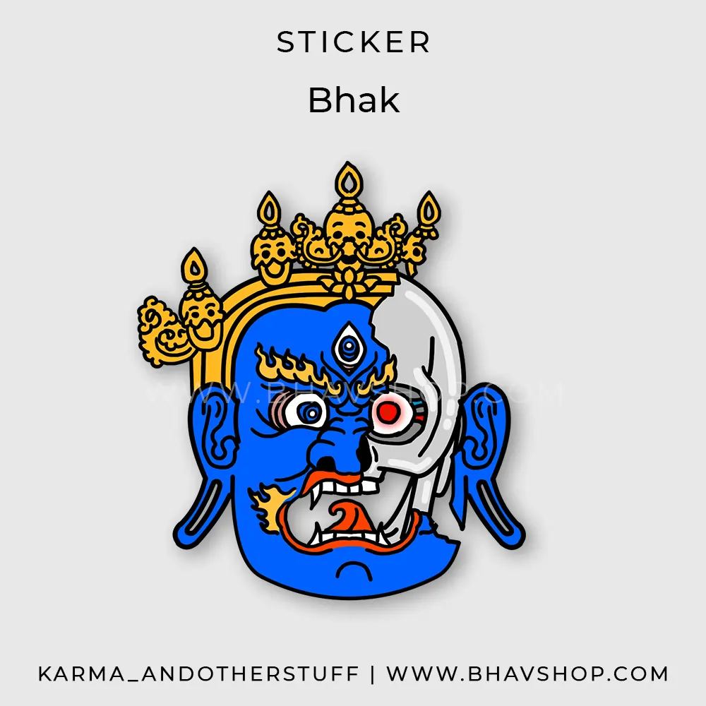 Bhak Die Cut Sticker – Bhav Shop
